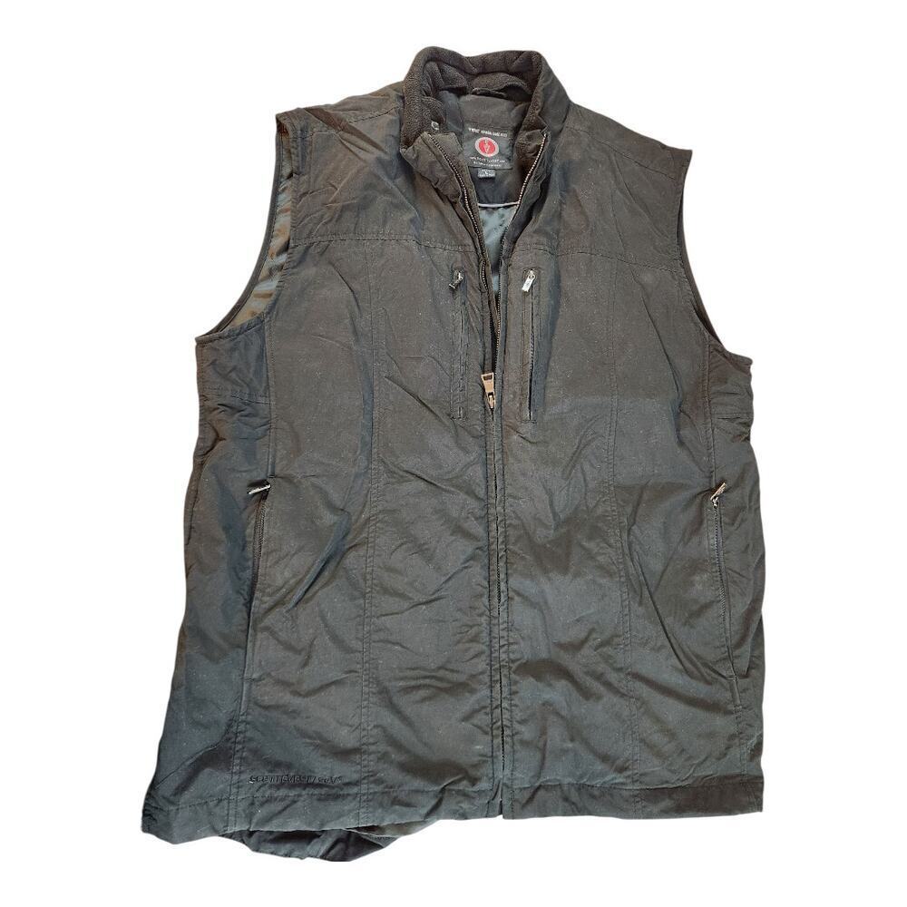 ScotteVest travel utility TEC vest black sz Large Tactical mens multi pocket